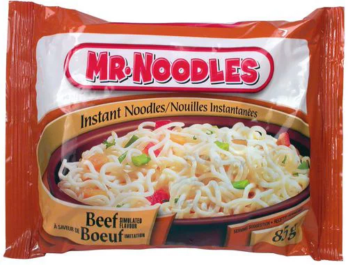 Mr. Noodles Beef Flavour Instant Noodles, 85g