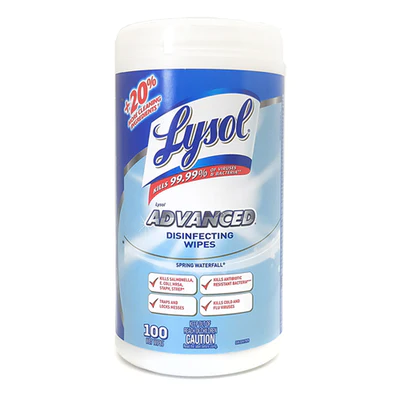 LYSOL® Disinfecting Wipes, Spring Waterfall 100 Wipes