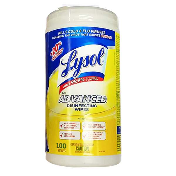 LYSOL® Disinfecting Wipes, Citrus 100 Wipes
