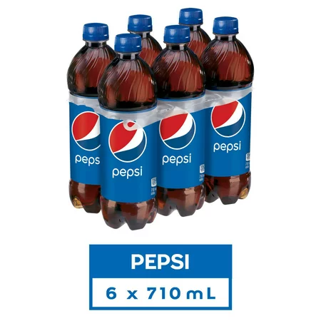 Pepsi Cola, 710ml Bottles, 6 Pack