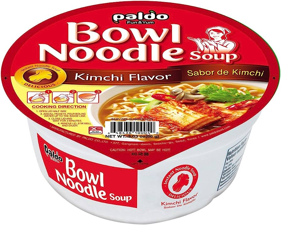 Paldo Kimchi Noodle Soup Bowl