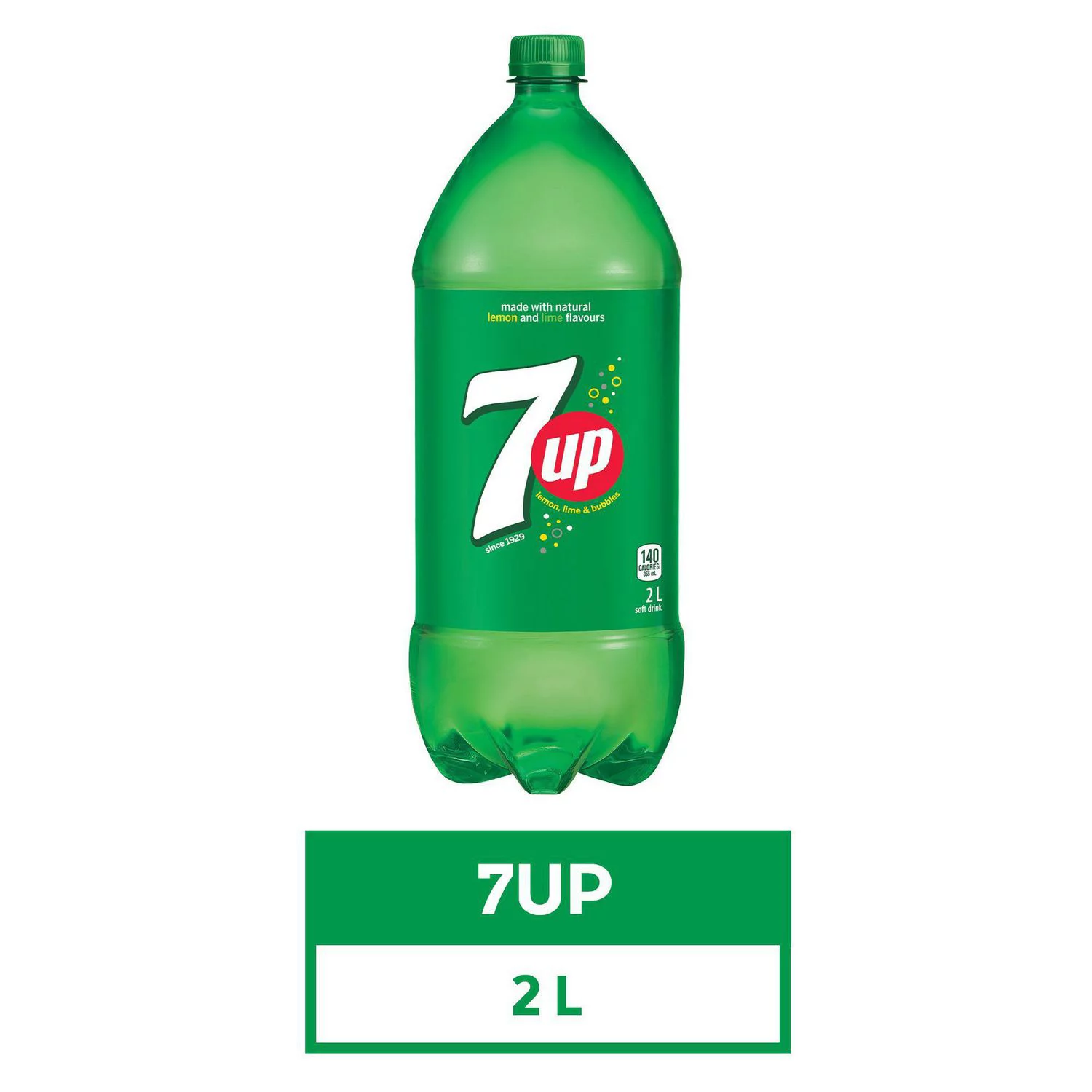 7UP Soft Drink, 2L Bottle