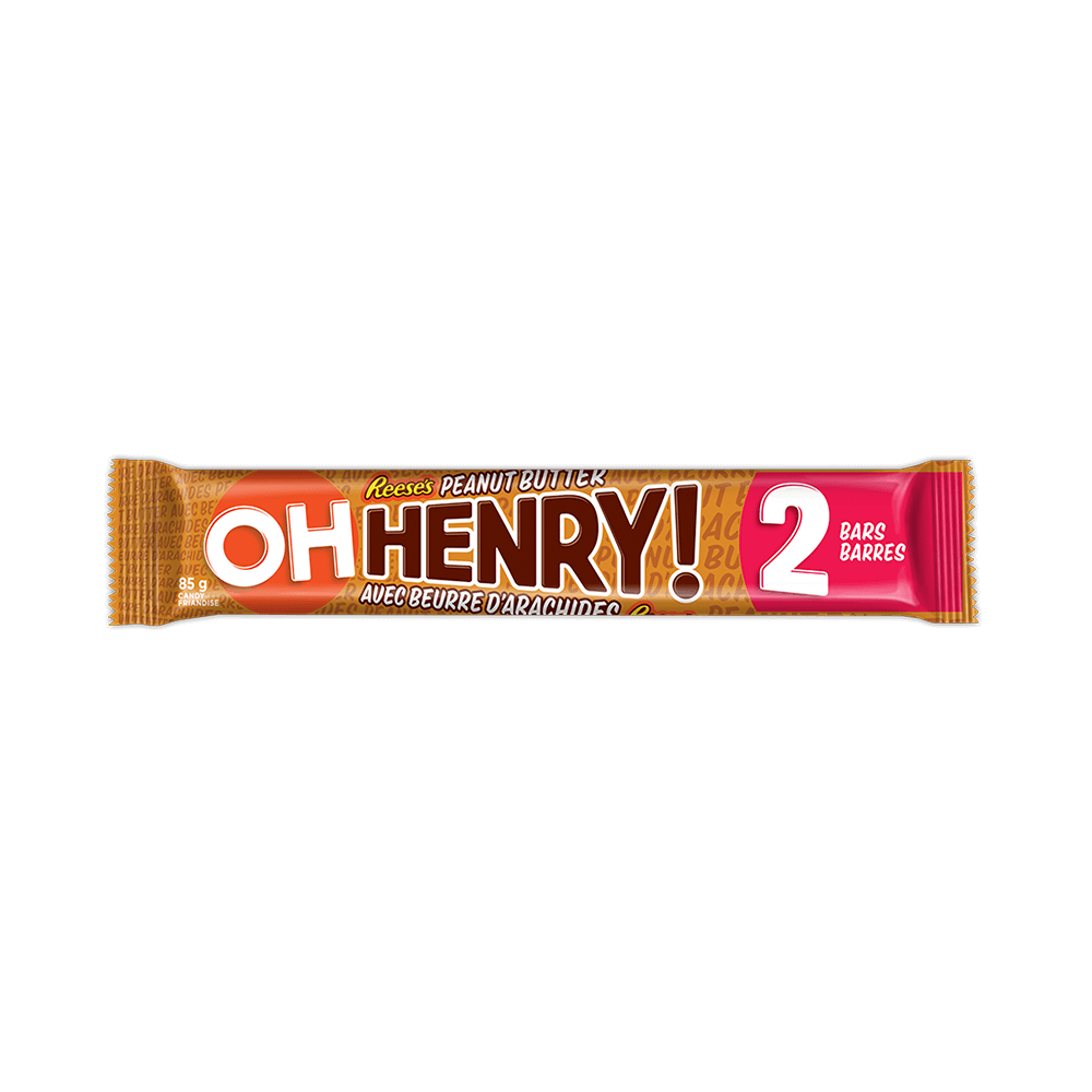 OH HENRY! REESE'S Peanut Butter King Size Candy Bar, 85g